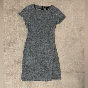 Banana Republic Blue and White Tweed Shift Dress